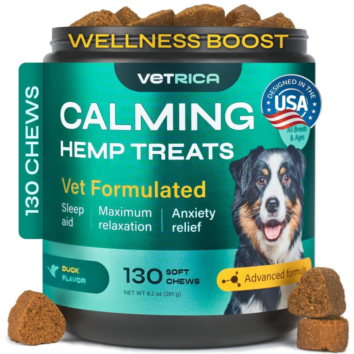 Onlihub Inc Hemp Calming Chews for Dog Anxiety Relief Dog Supplements
