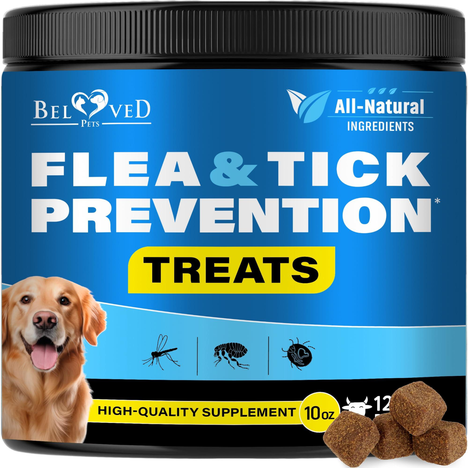 Onlihub Inc Flea and Tick Prevention Chewable Pills for Dogs and Cats Dog Supplements