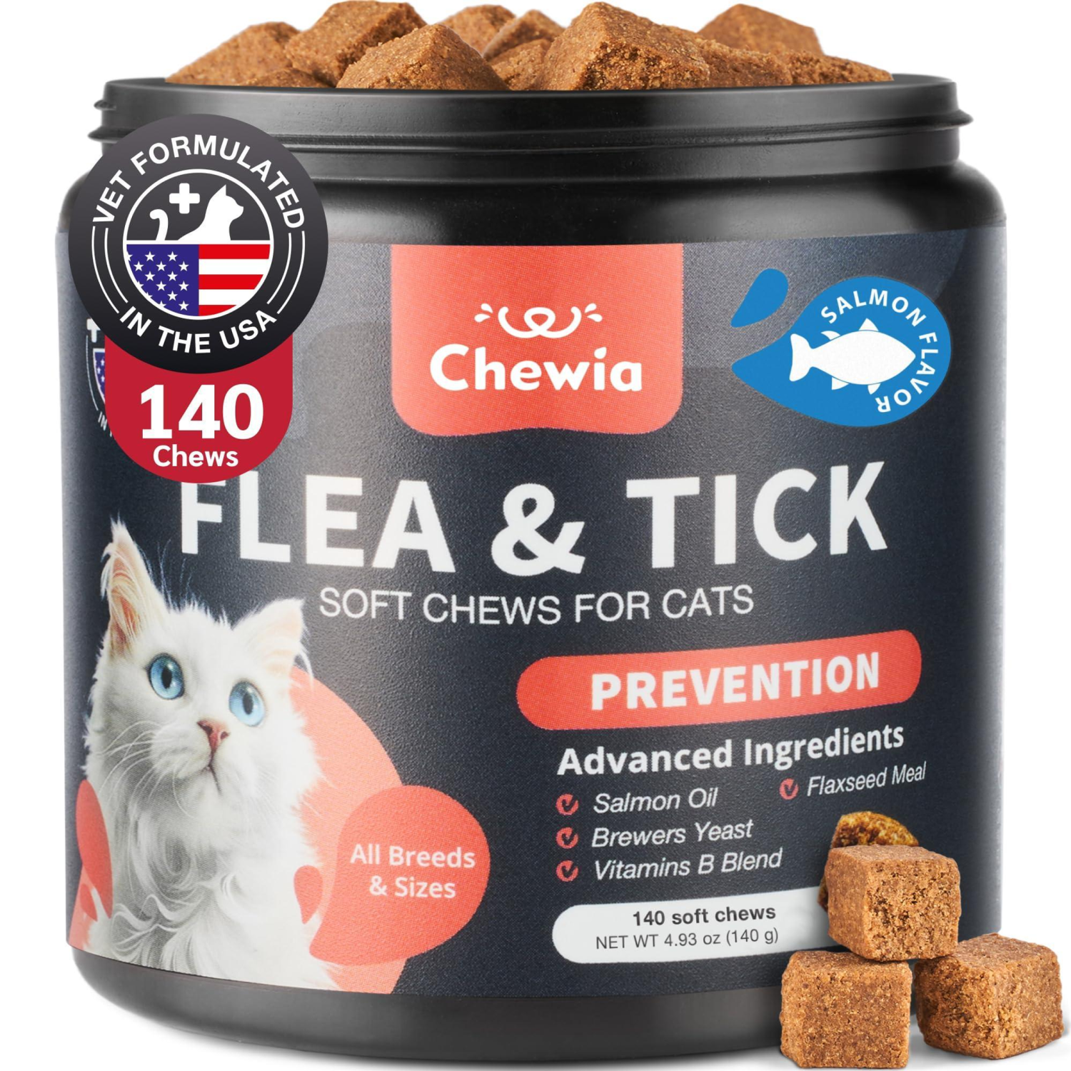 Onlihub Inc Flea Support Chews for Cats Dog Supplements
