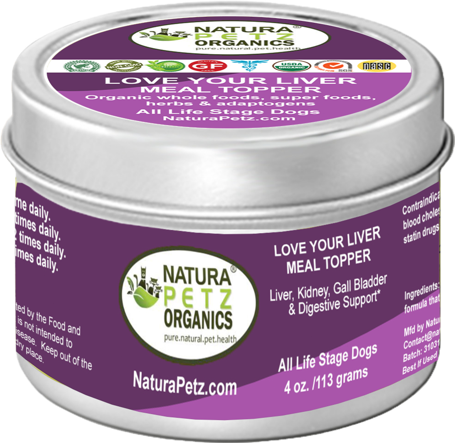 Organic Pet Systems Love Your Liver Meal Topper Liver
