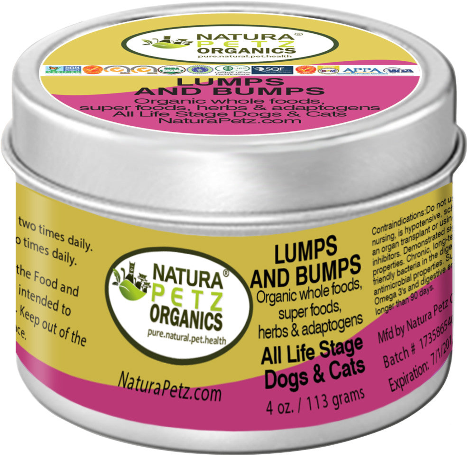 Organic Pet Systems Lumps And Bumps Meal Topper For Dogs And Cats* - Flavored Meal Topper For Dogs And Cats* Dog Food Toppers