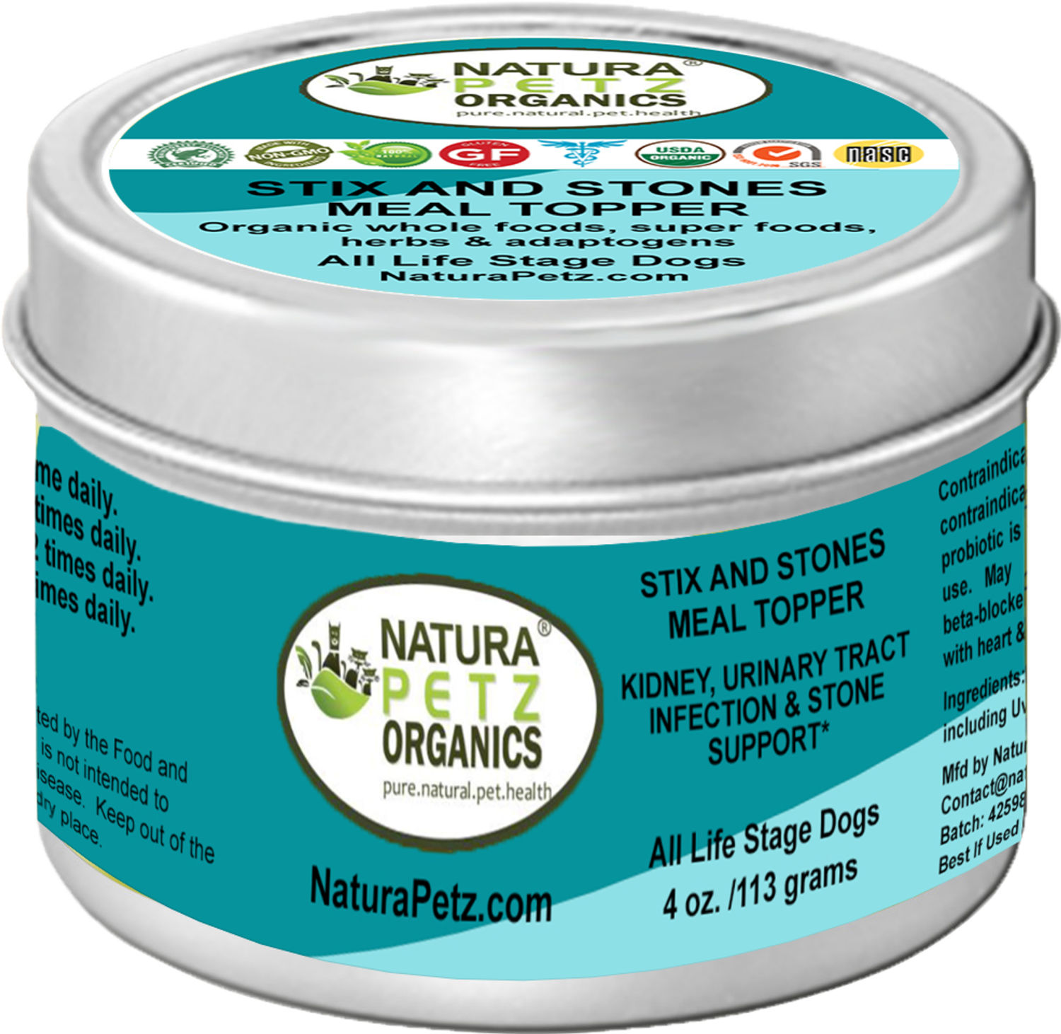 Organic Pet Systems Stix And Stones Meal Topper* Kidney