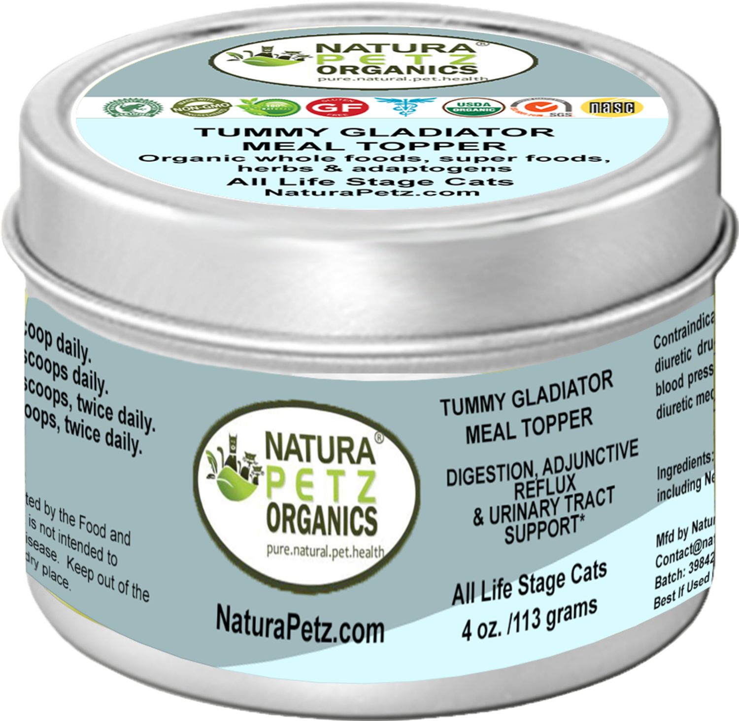 Organic Pet Systems Tummy Gladiator Meal Topper - Digestion