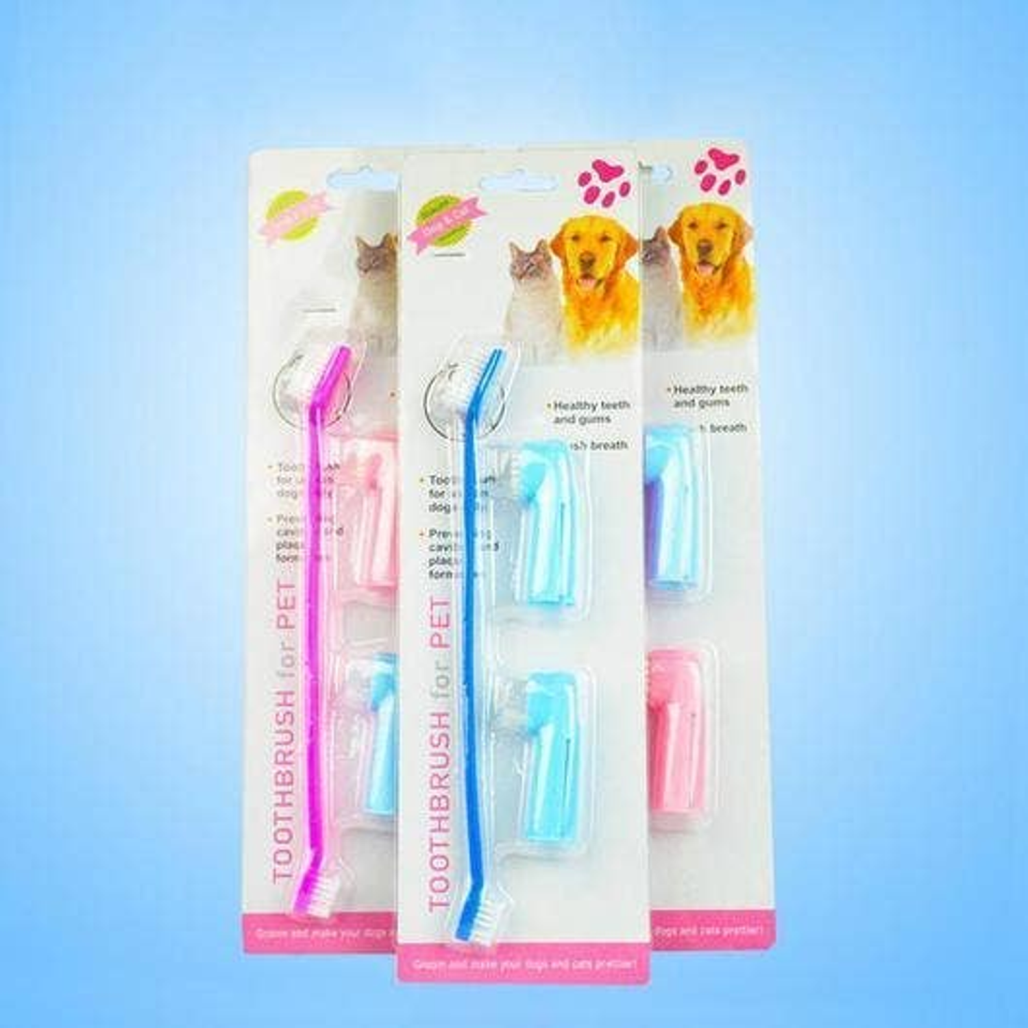 Pawsome Pets CA Pets Toothbrush Set Dental Care