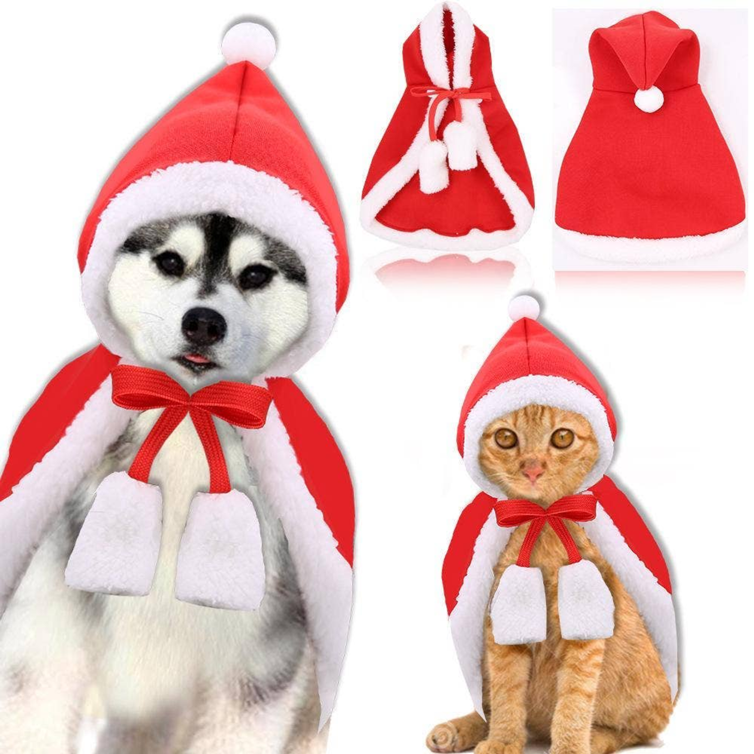 Pawsome Pets CA Merry Christmas Pets Whole Costume set Apparel