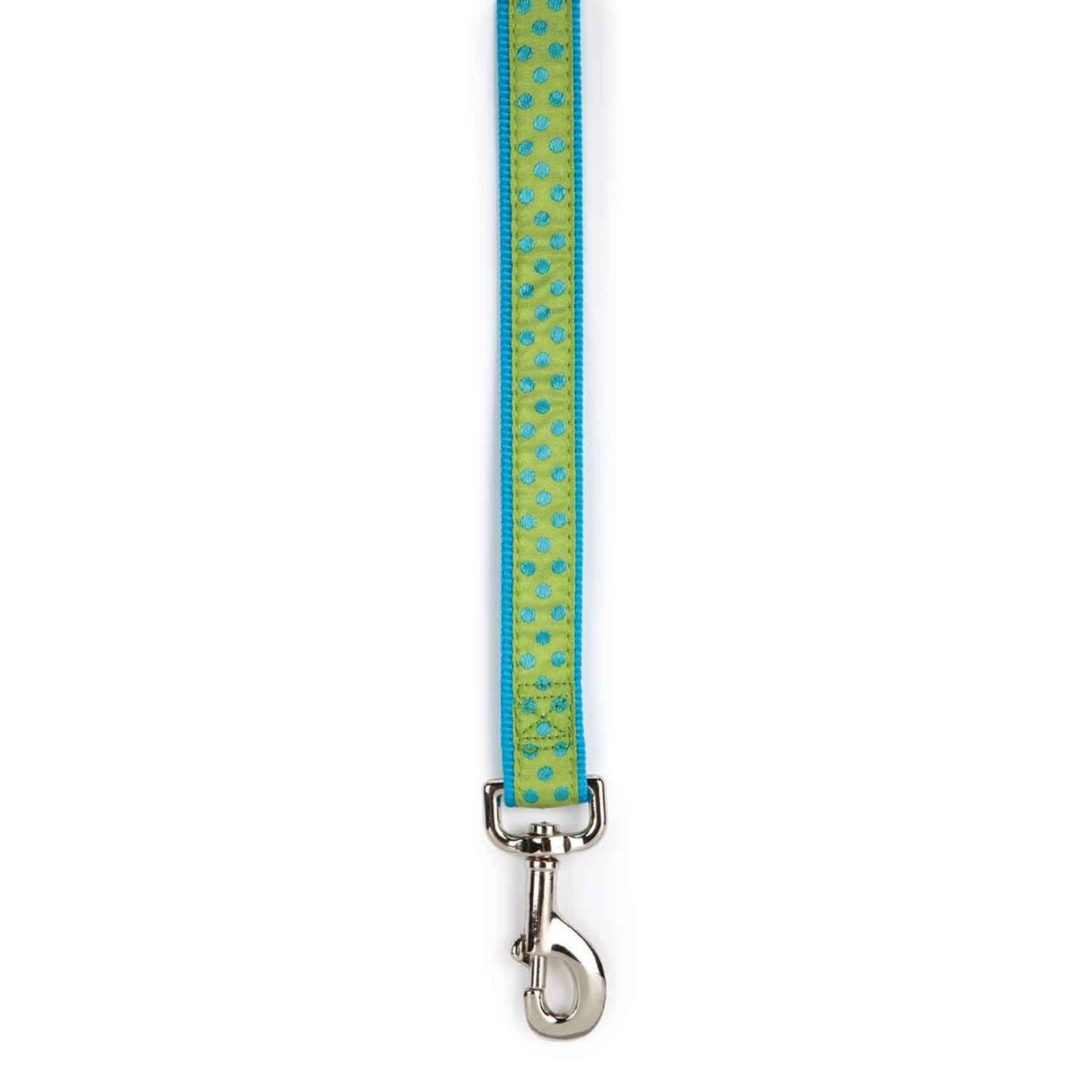 Pet Edge CC Polka Dot Lead 6Ftx1In Grn Leads
