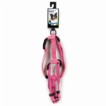 Pet Edge DGR 5/8in Adjustable Harness Neon Pink Harnesses