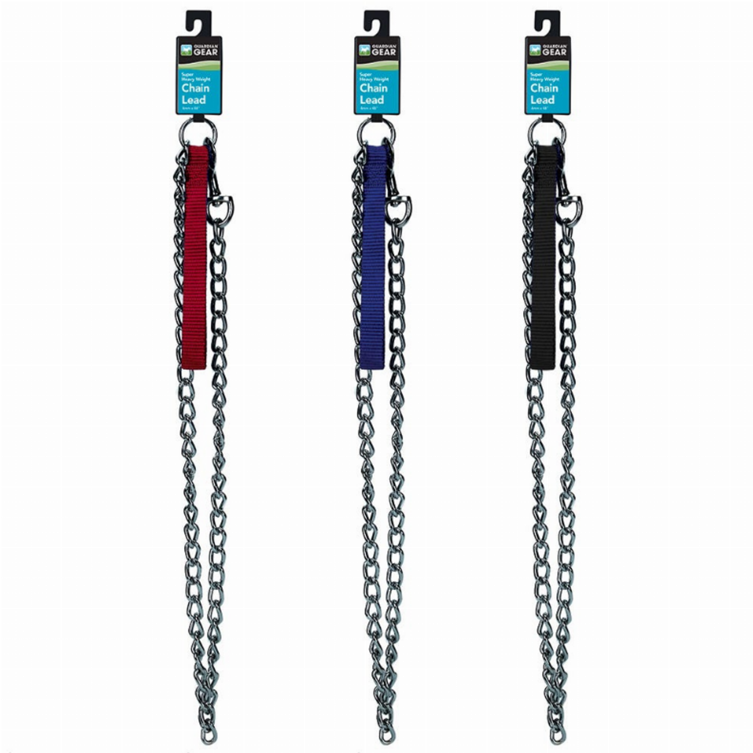 Pet Edge GG Spr Hvy Wt Chain Lead 48In 4mm Holiday