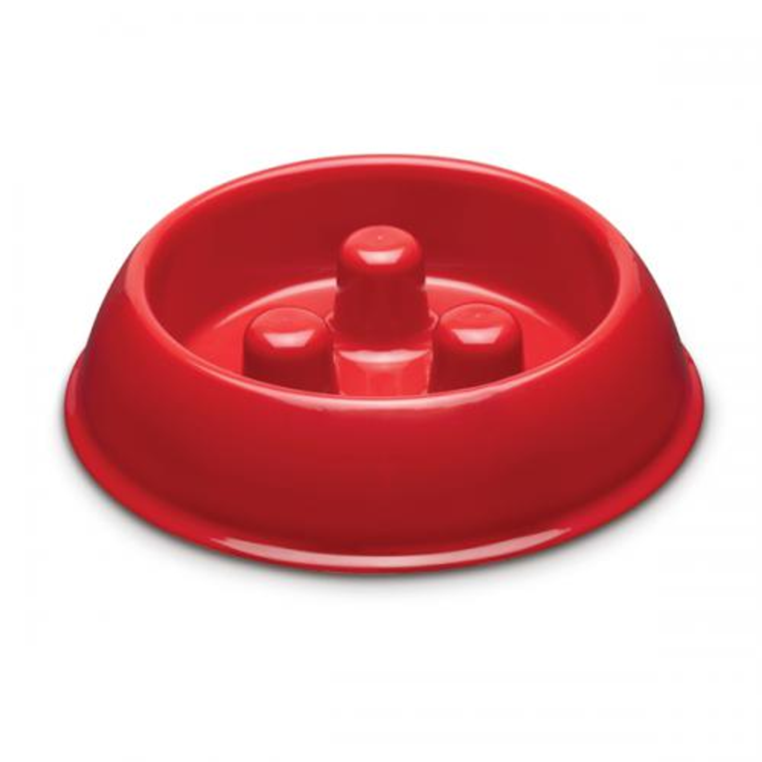 Pet Edge PS Plastic Slow Feeder Bowl 12oz Food & Water Bowls