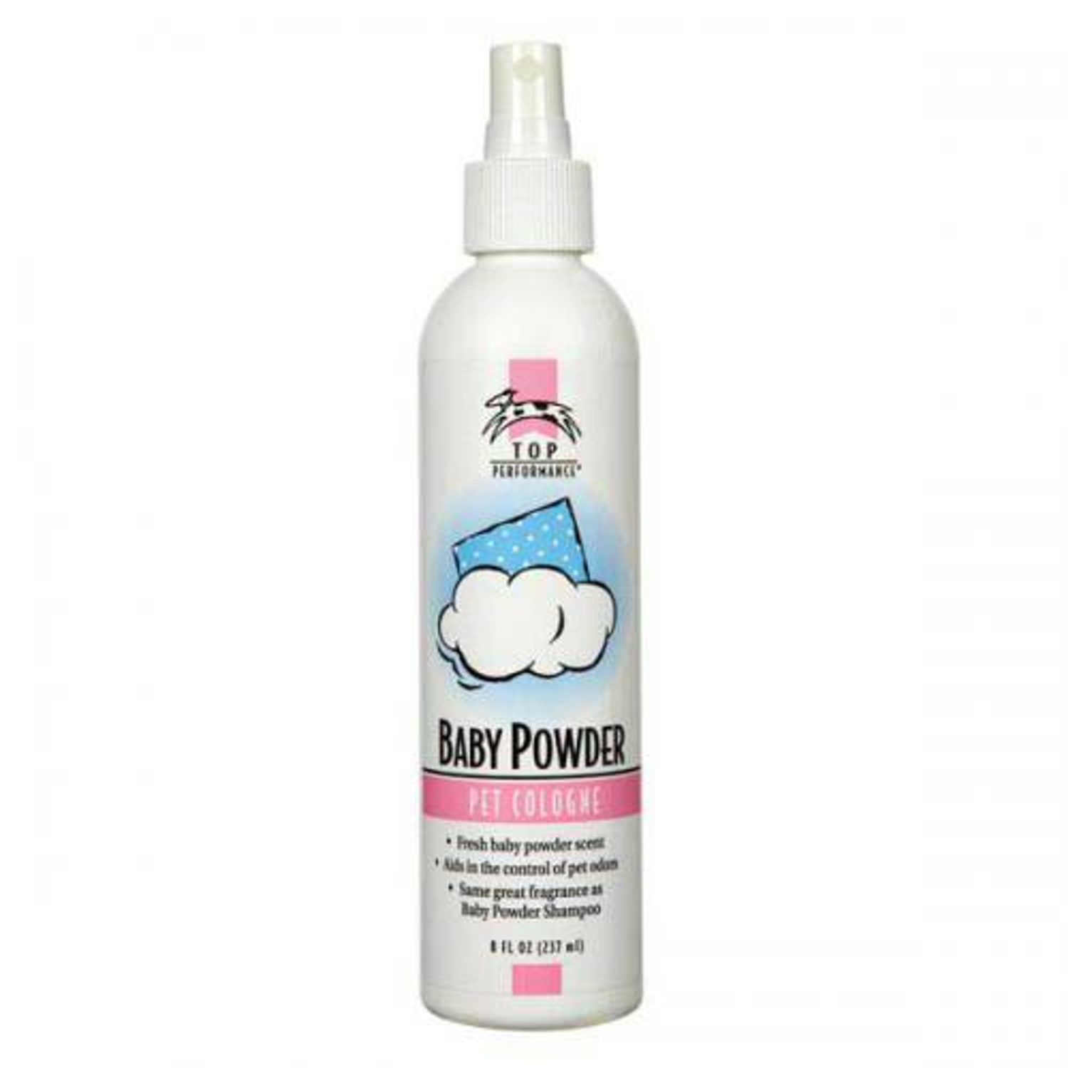 Pet Edge Top Performance Baby Powder Cologne Mist 8oz Pet Cologne