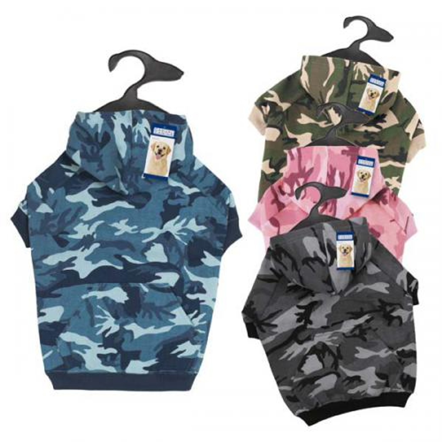 Pet Edge Casual Canine Camo Hoodie Dog Clothes
