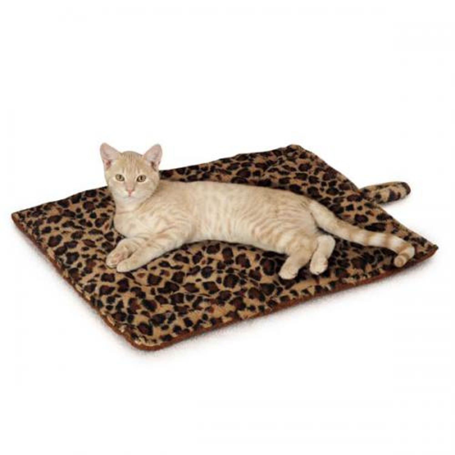 Pet Edge MT ThermaPet Cat Mat Leopard Cat Beds