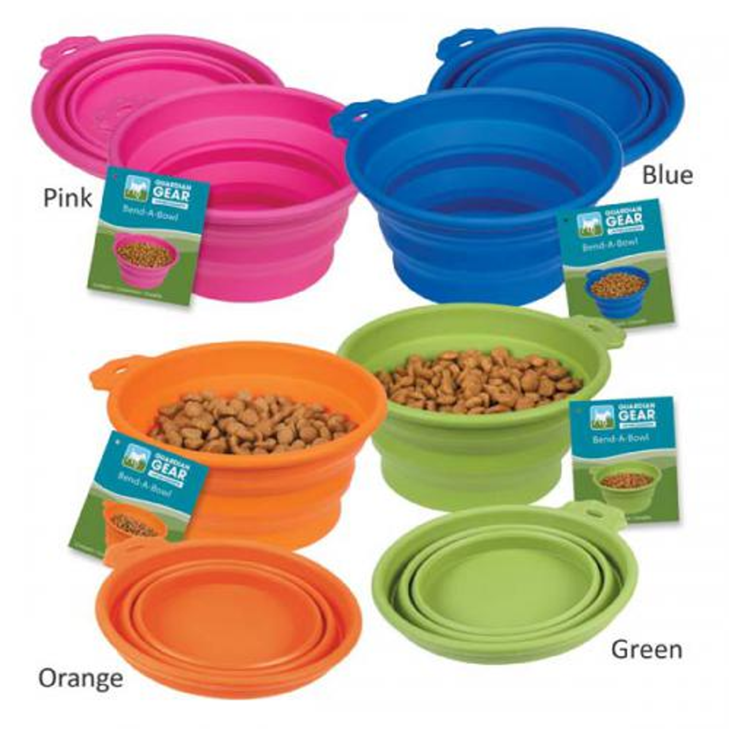 Pet Edge GG Bend-A-Bowl Food & Water Bowls