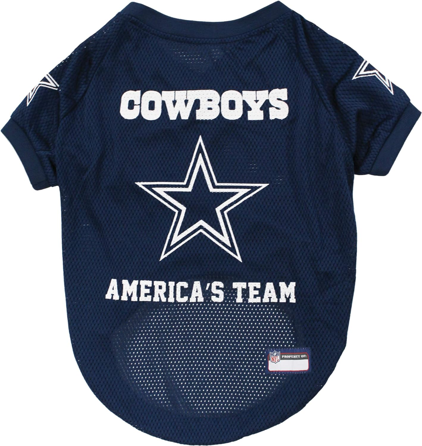 Pets First Co Dallas Cowboys Raglan Jersey Apparel
