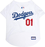 Pets First Co Los Angeles Dodgers Pet Jersey Apparel