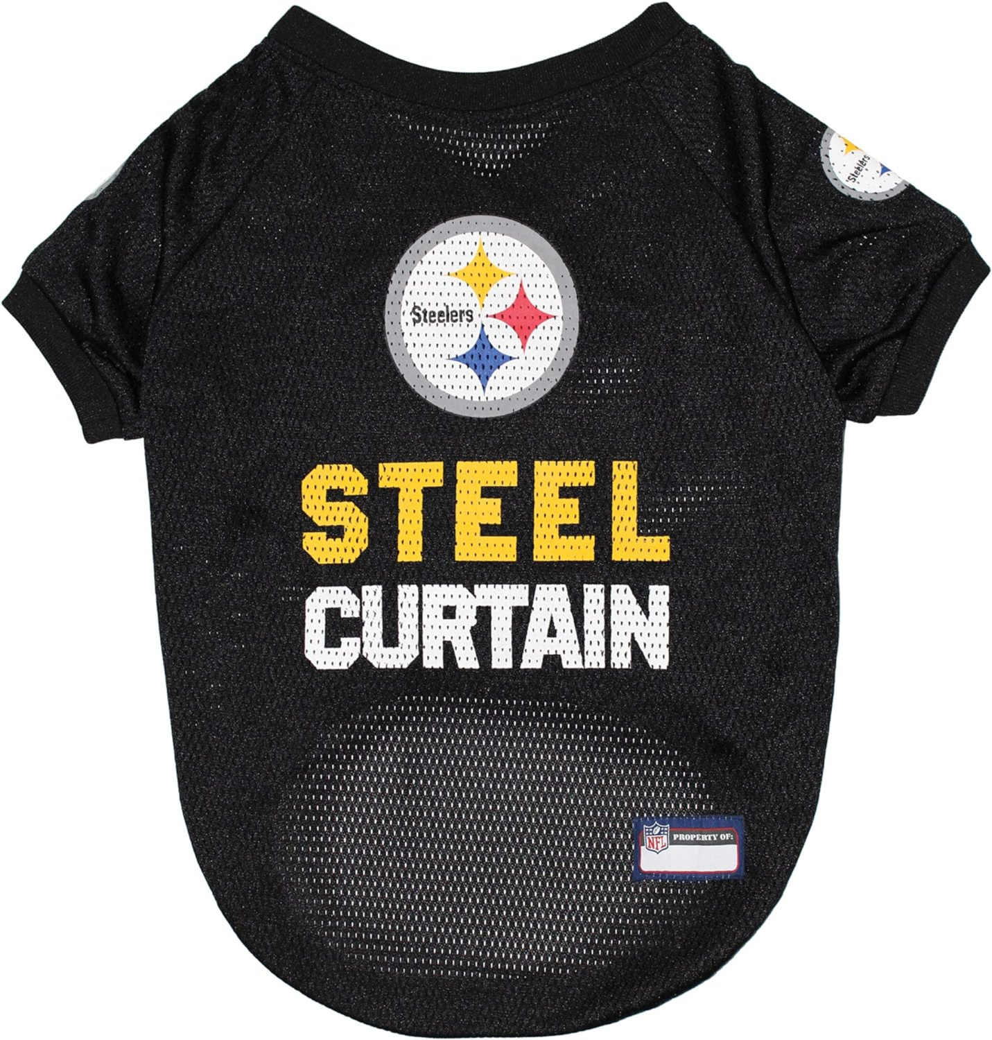 Pets First Co Pittsburgh Steelers Raglan Jersey Apparel
