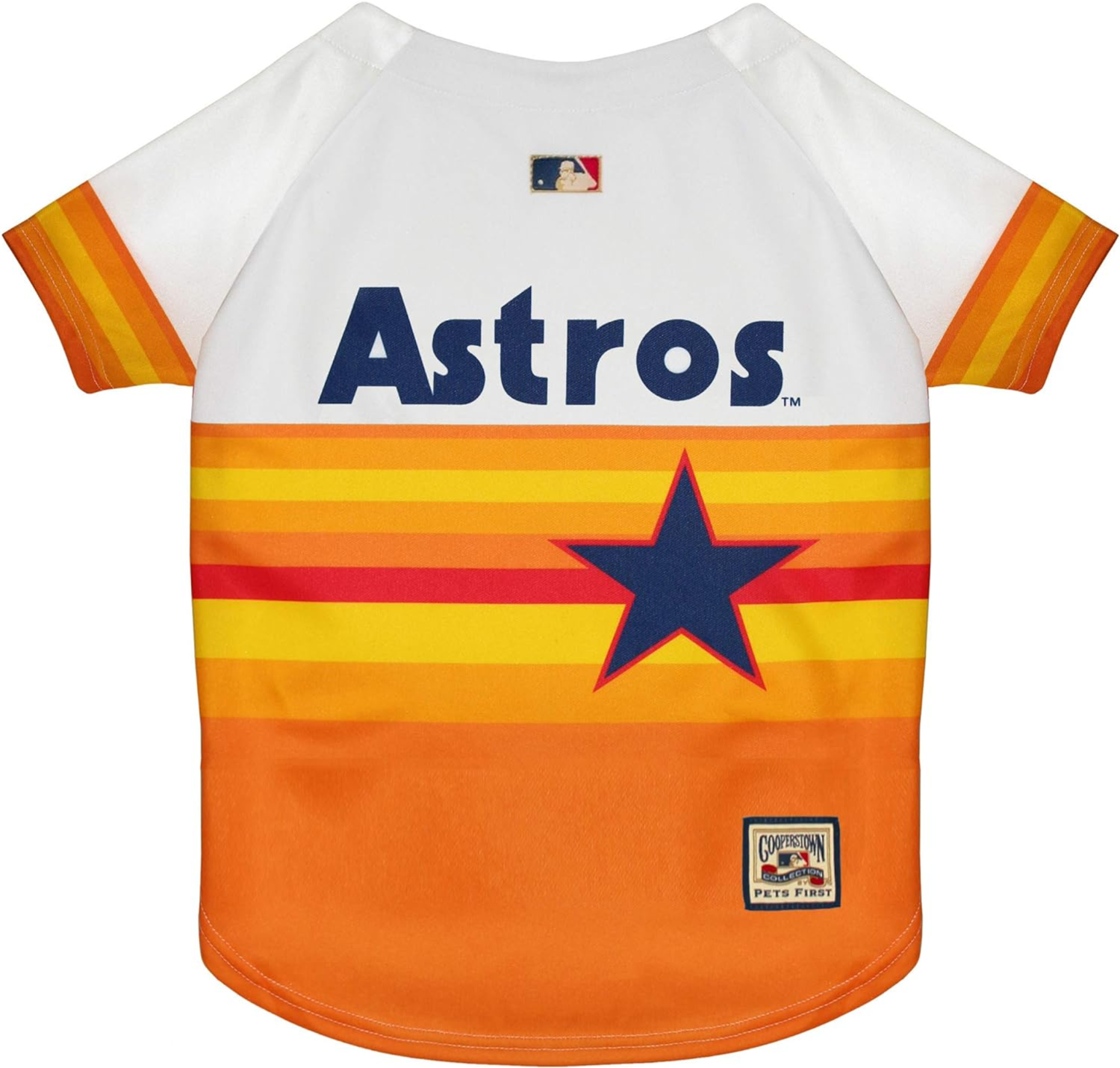 Pets First Co Astros Vintage Rainbow Jersey Apparel