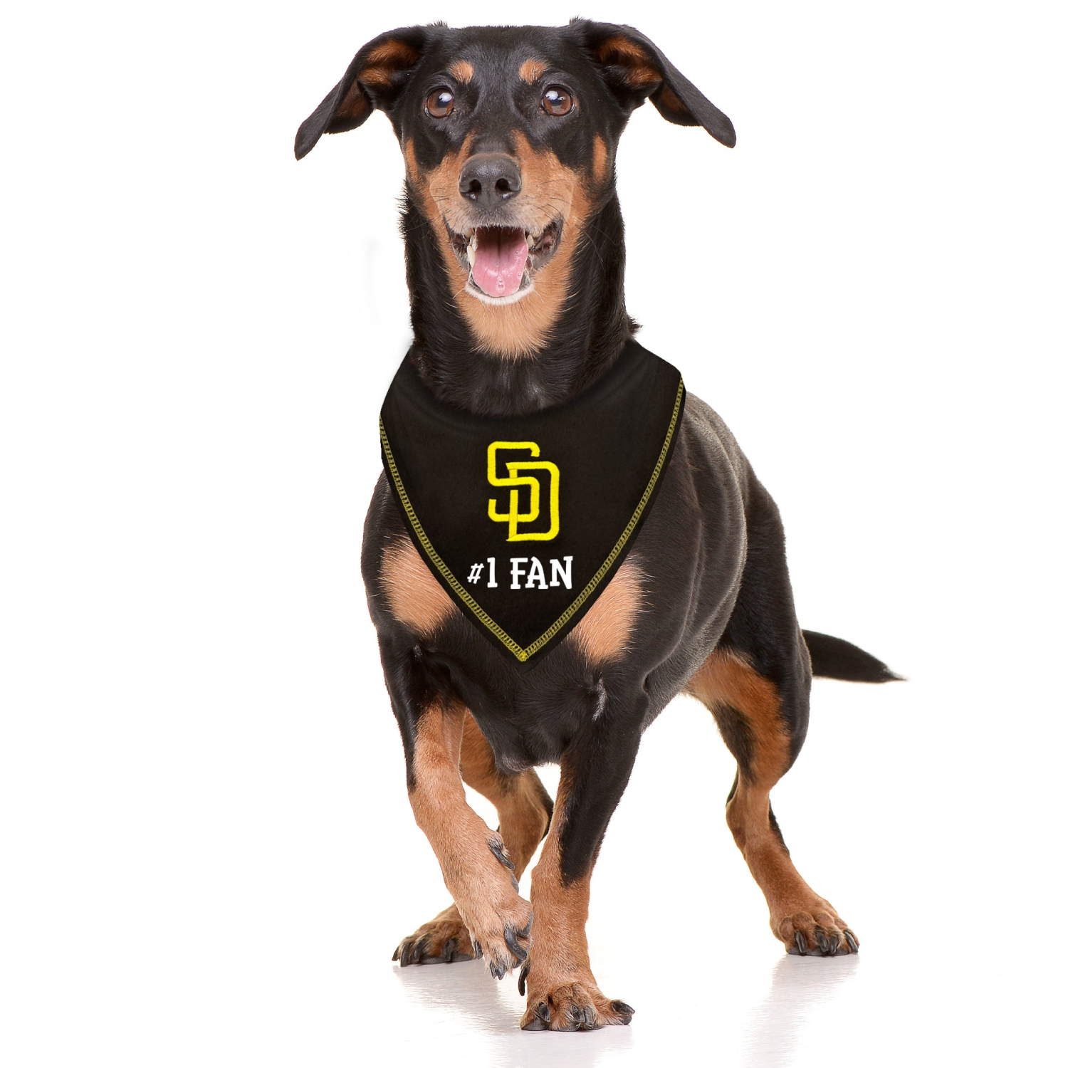 Pets First Co SAN DIEGO PADRES TIE AROUND BANDANA Apparel