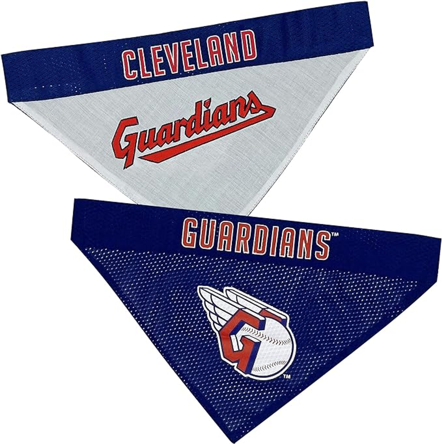 Pets First Co Cleveland Guardians Reversible Bandana Apparel