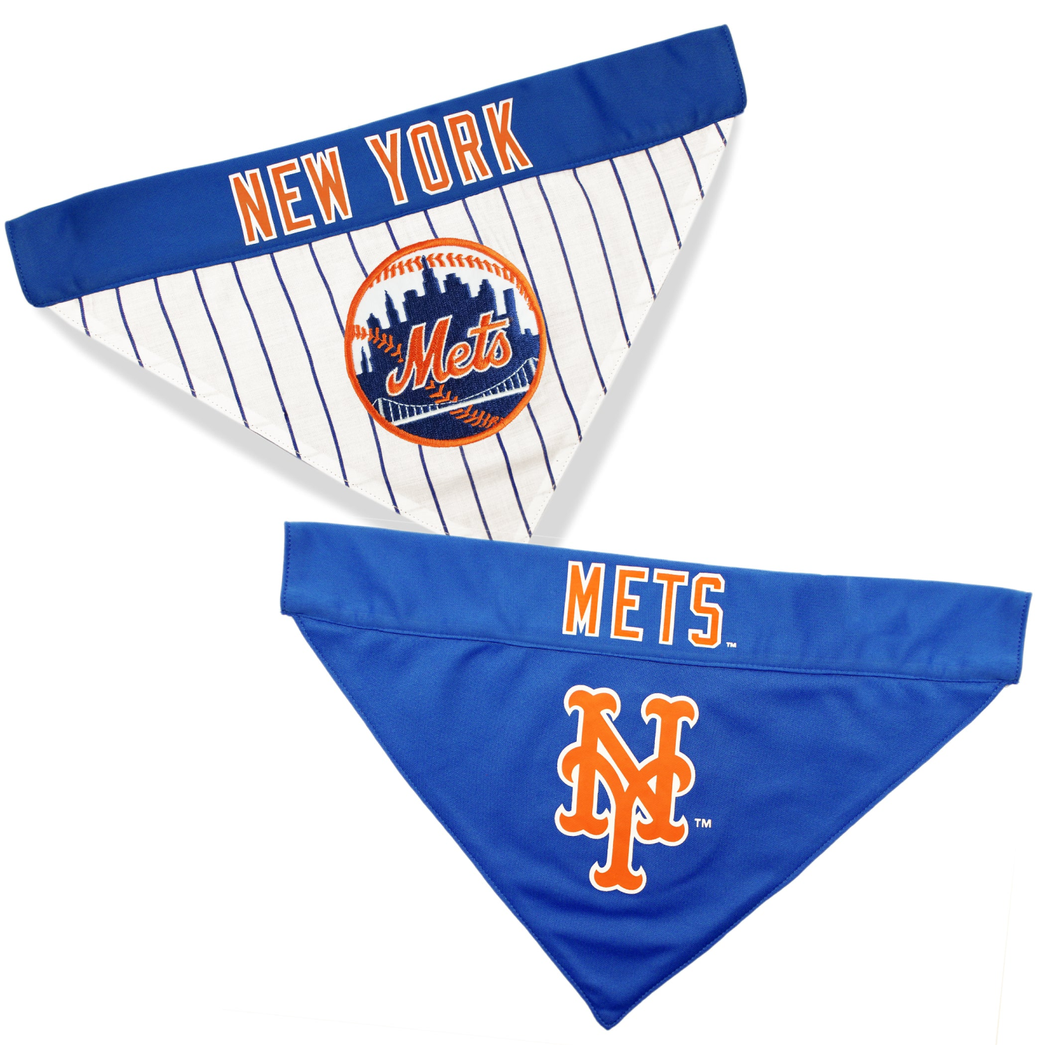 Pets First Co New York Mets Reversible Bandana Apparel