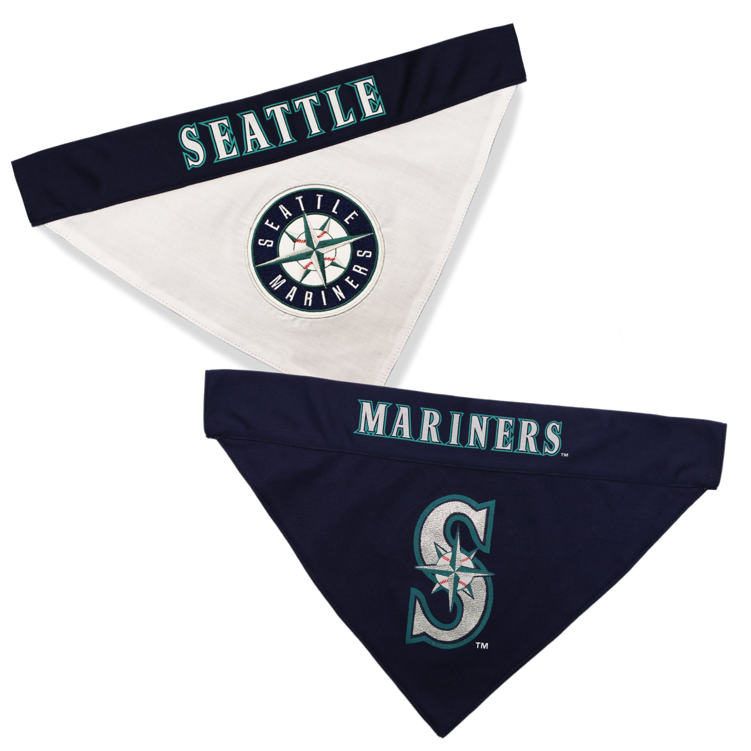Pets First Co Seattle Mariners Reversible Bandana Apparel