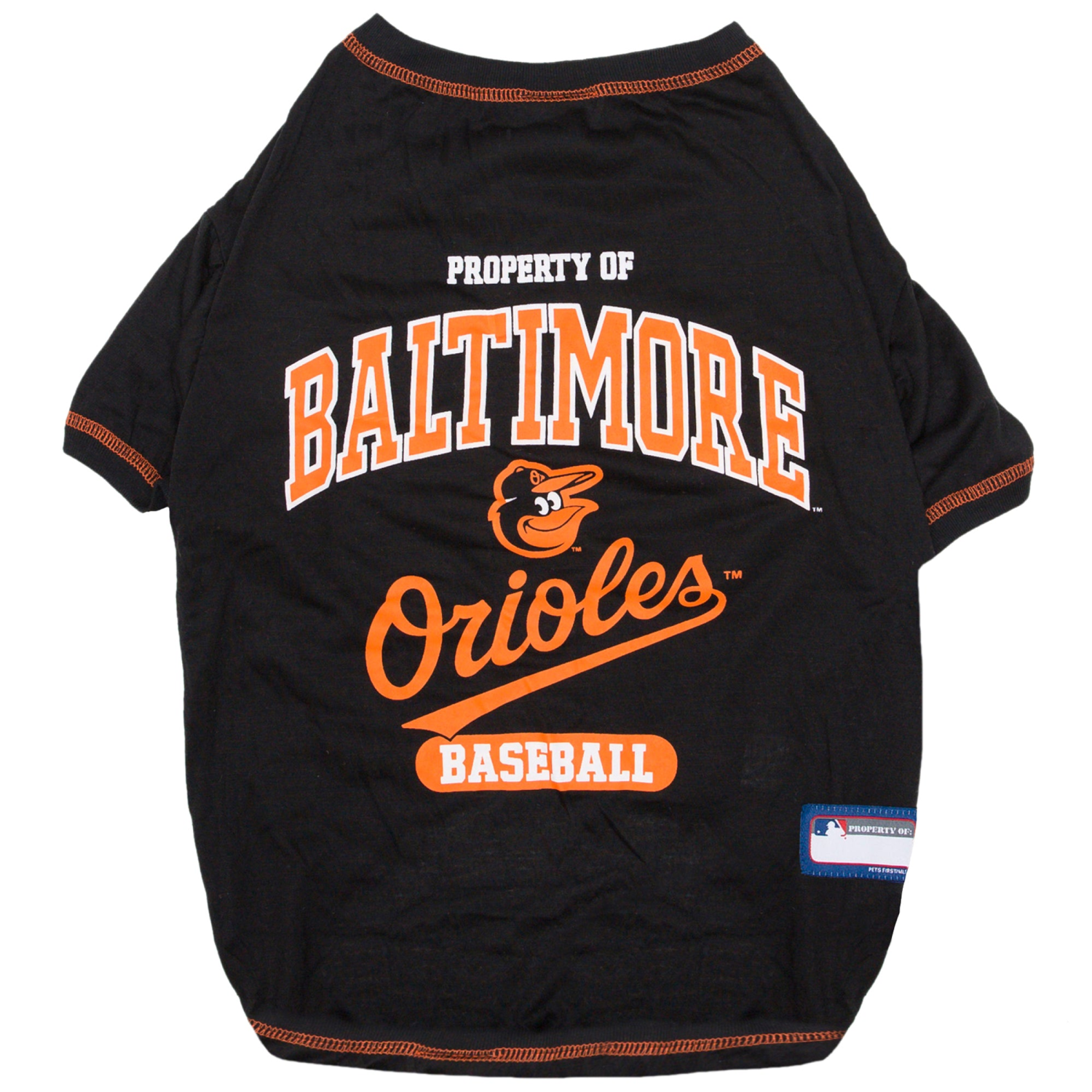 Pets First Co Baltimore Orioles Tee Shirt Apparel