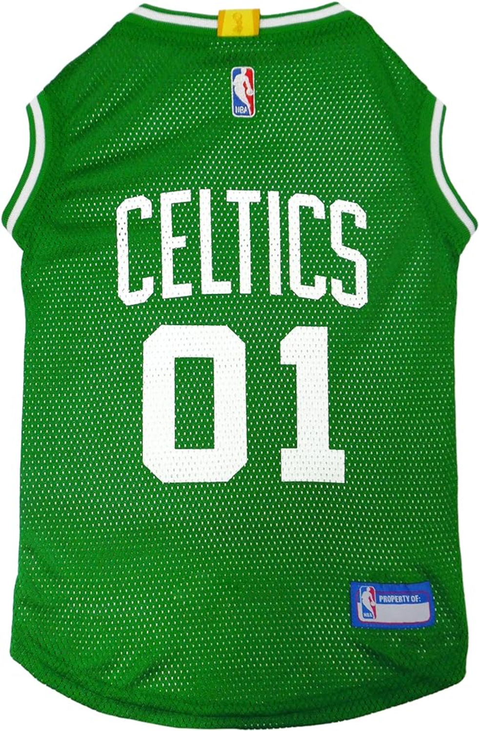 Pets First Co Boston Celtics Basketball Mesh Jersey Apparel