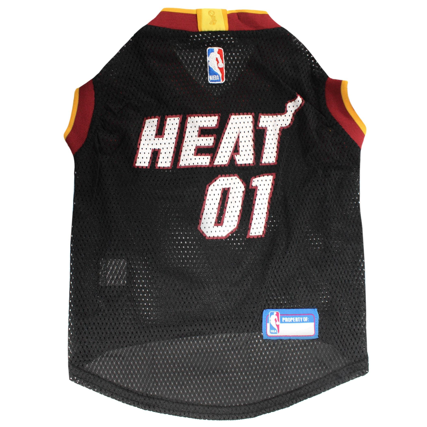 Pets First Co Miami Heat Basketball Mesh Jersey Apparel