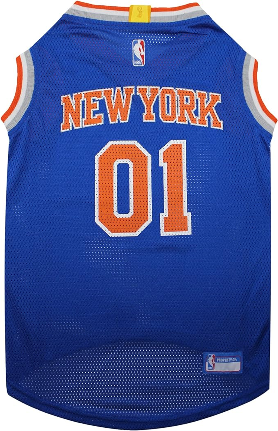 Pets First Co New York Knicks Basketball Mesh Jersey Apparel