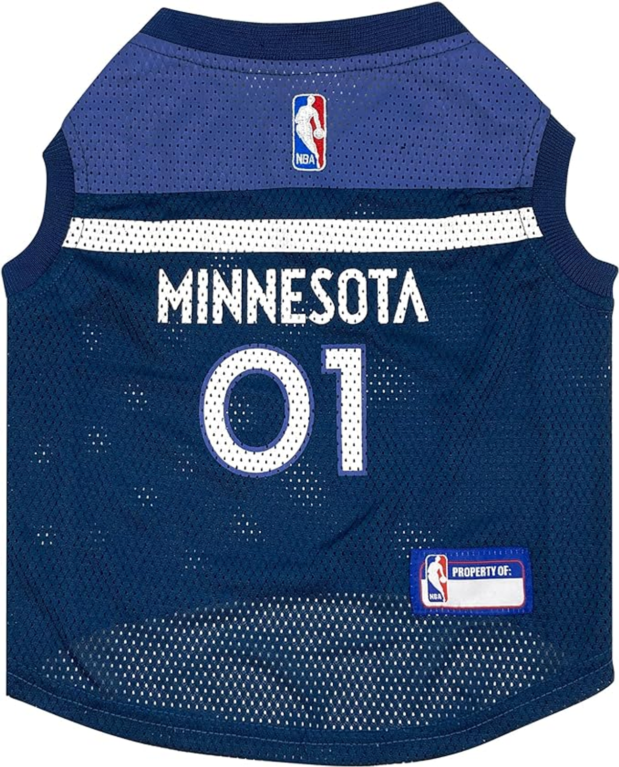 Pets First Co Minnesota Timberwolves Basketball Mesh Jersey Apparel