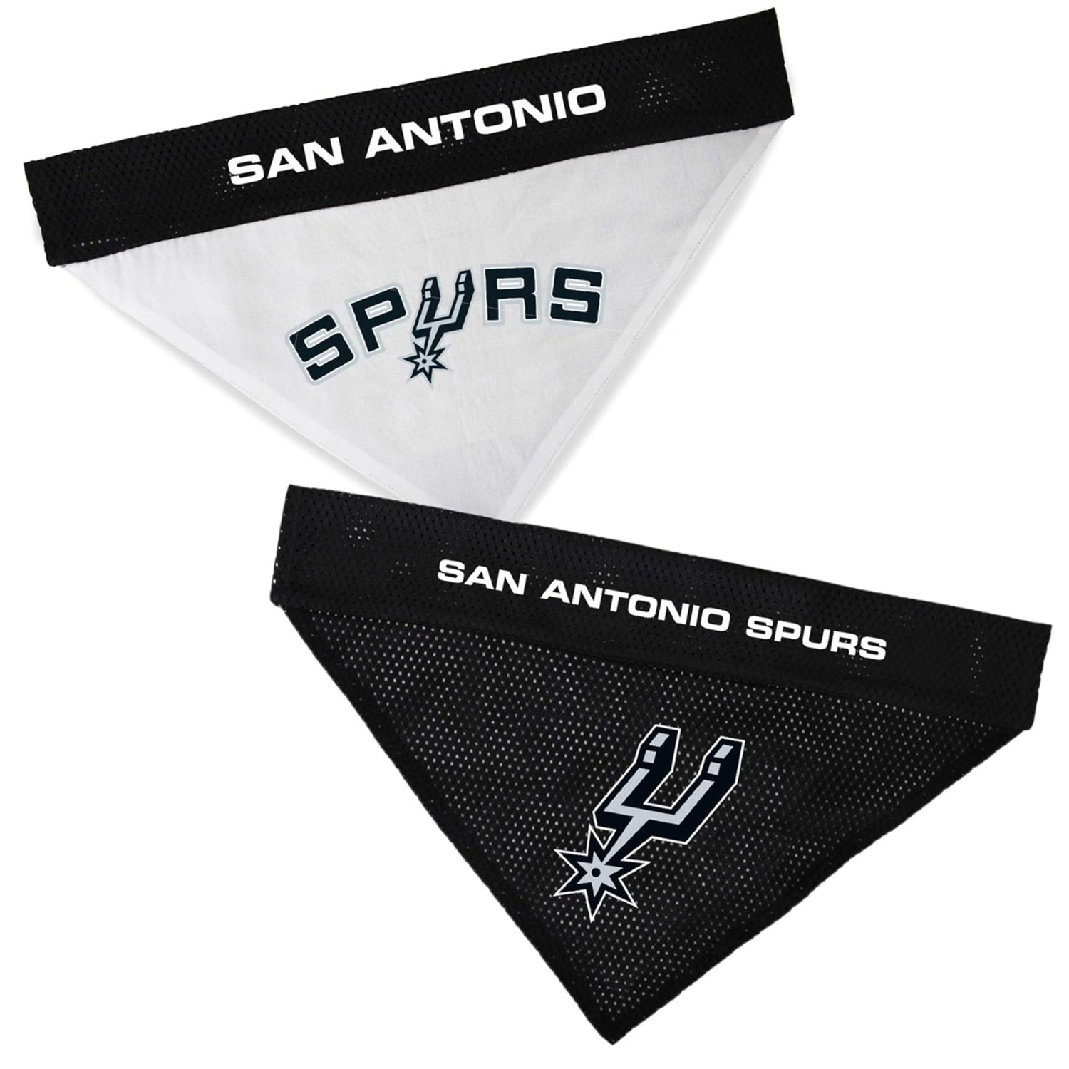 Pets First Co San Antonio Spurs  Reversible Bandana Apparel