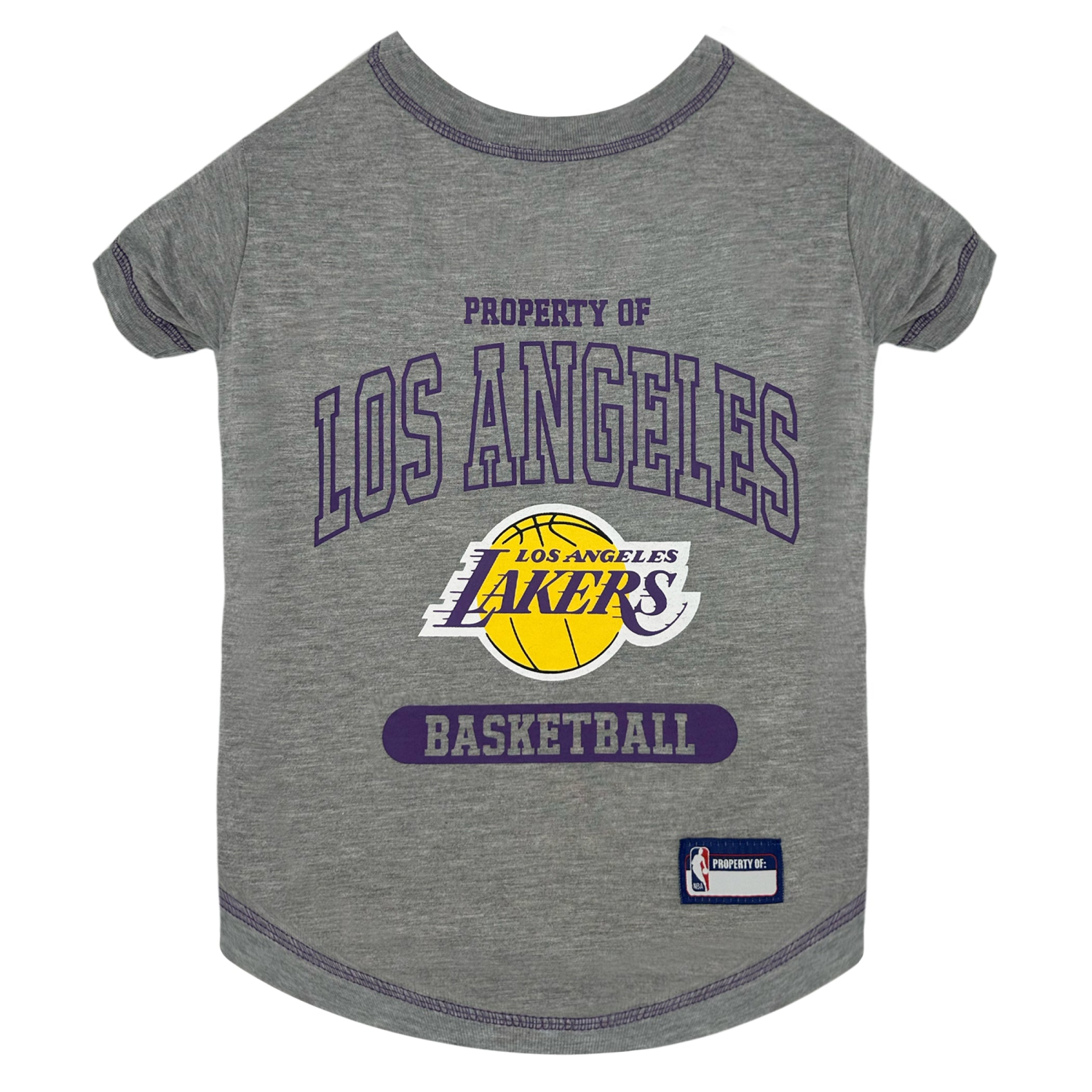 Pets First Co LA Lakers Tee Shirt Apparel