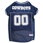 Pets First Co Dallas Cowboys Pet Striped Jersey Apparel