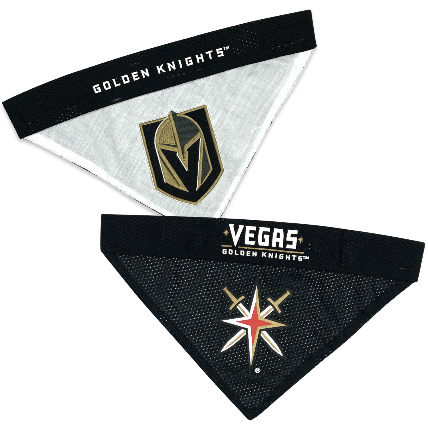Pets First Co Vegas Golden Knights Reversible Bandana Apparel