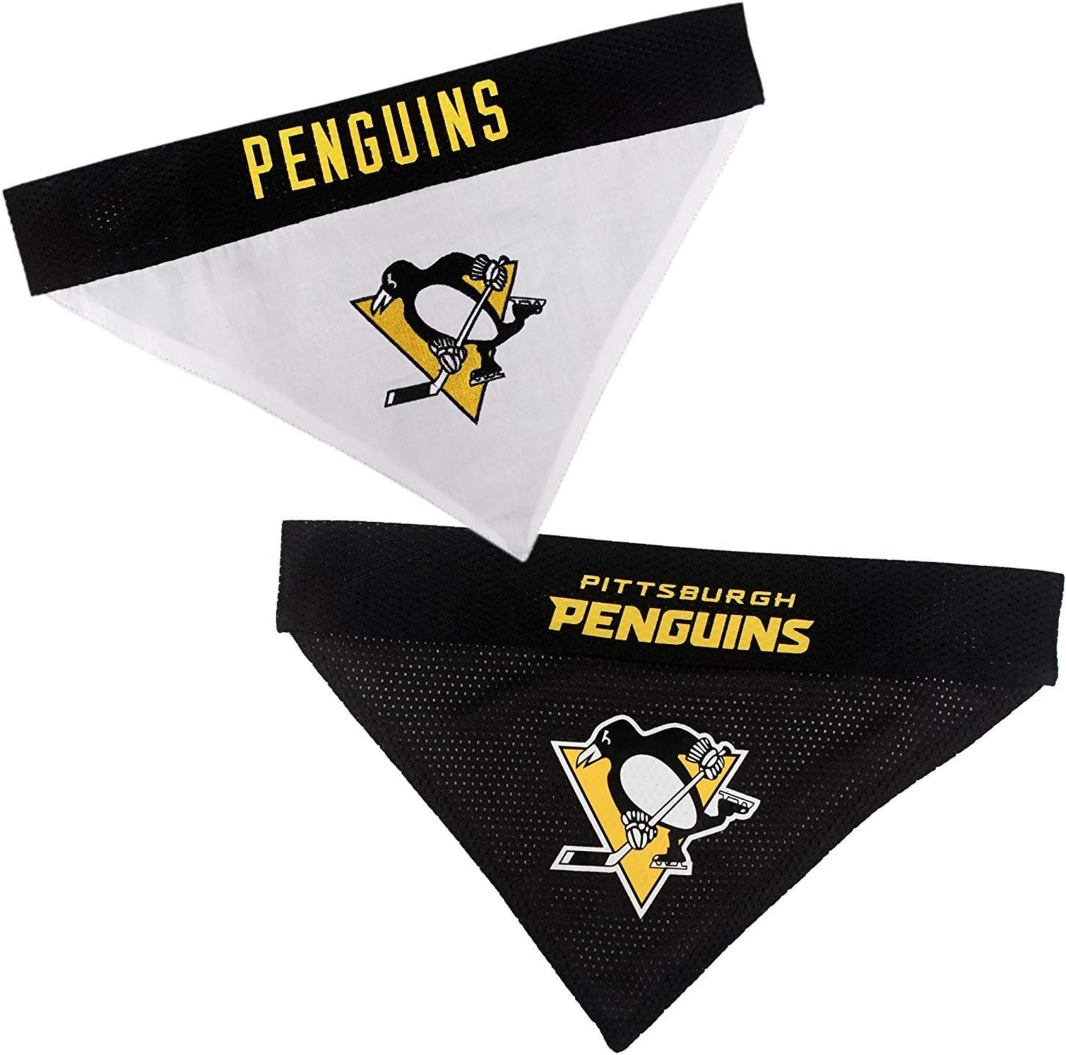Pets First Co Pittsburgh Penguins Reversible Bandana Apparel