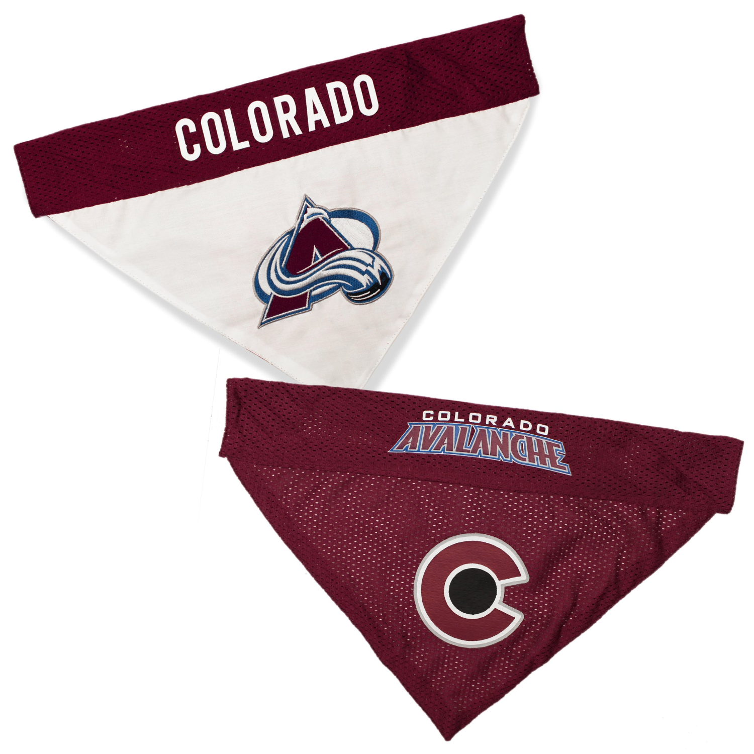 Pets First Co Colorado Avalanche Reversible Bandana Apparel