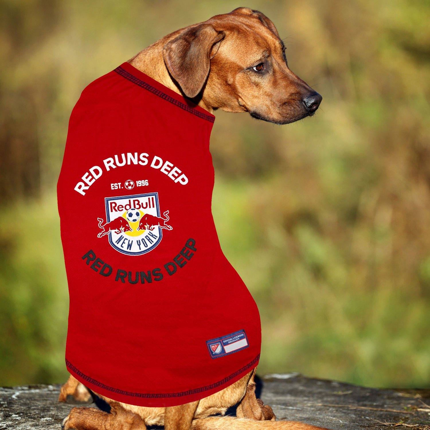 Pets First Co New York Red Bulls Pet Tee Shirt Apparel