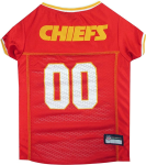 Pets First Co Kansas City Chiefs Pet Striped Jersey Apparel