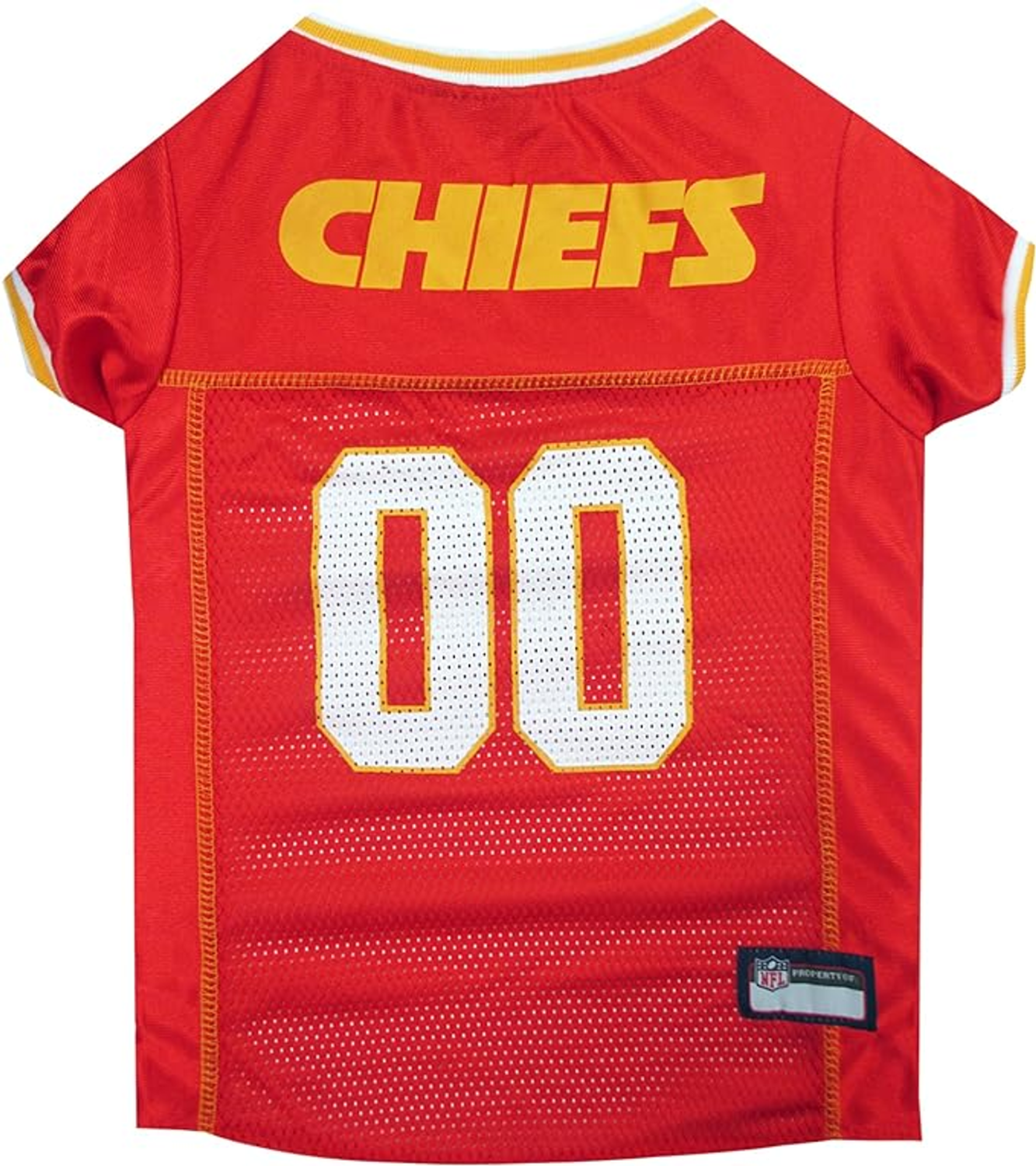 Pets First Co Kansas City Chiefs Pet Striped Jersey Apparel