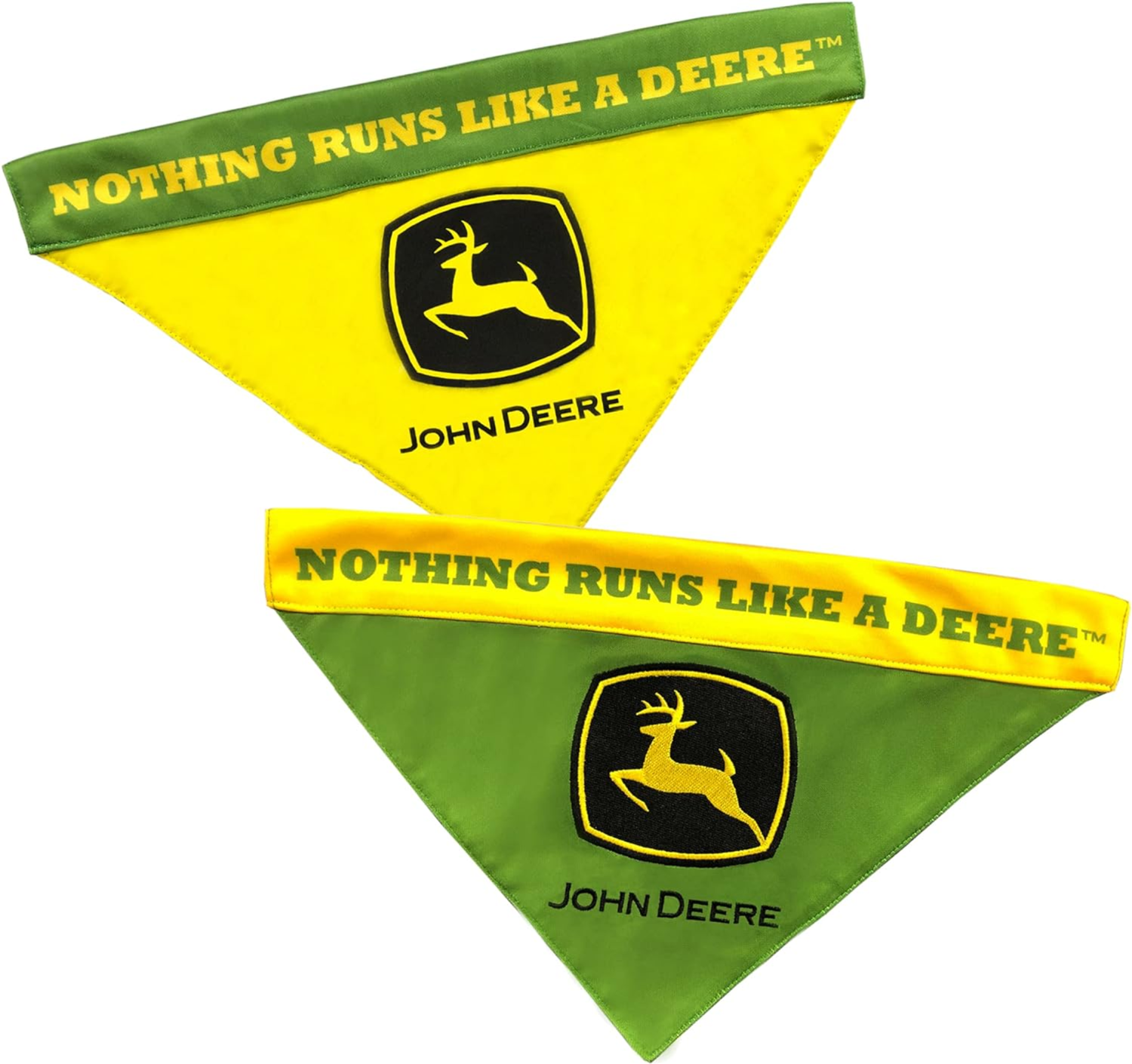 Pets First Co John Deere Reversible Bandana Apparel