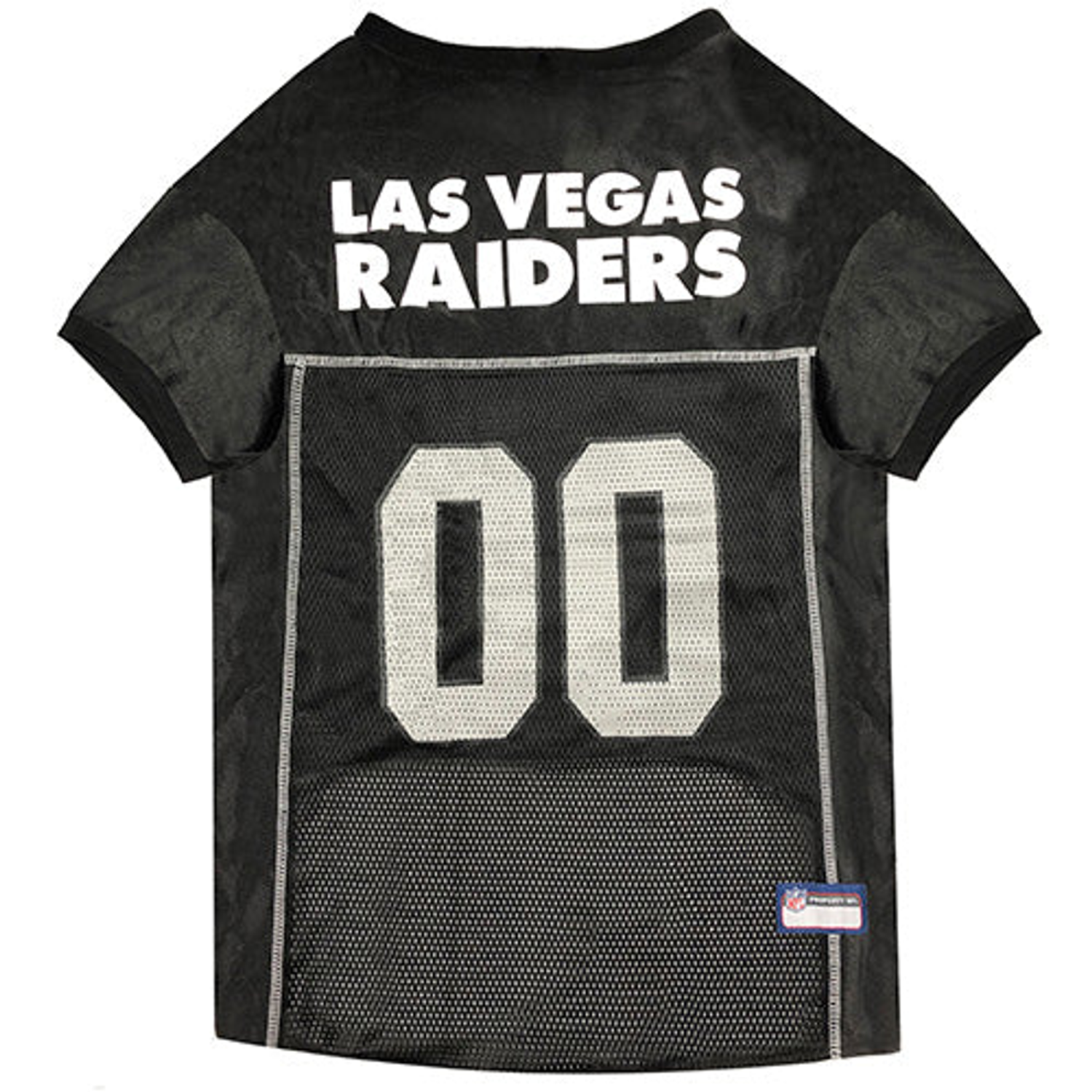 Pets First Co Las Vegas Raiders Pet Striped Jersey Apparel