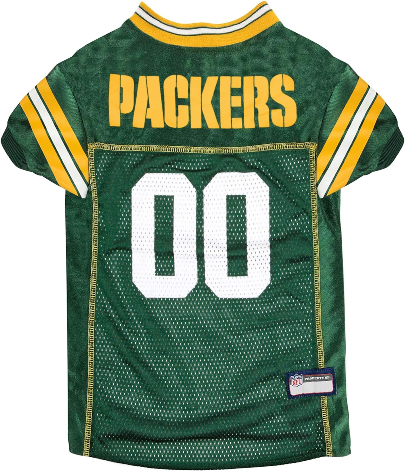 Pets First Co Green Bay Packers Pet Striped Jersey Apparel