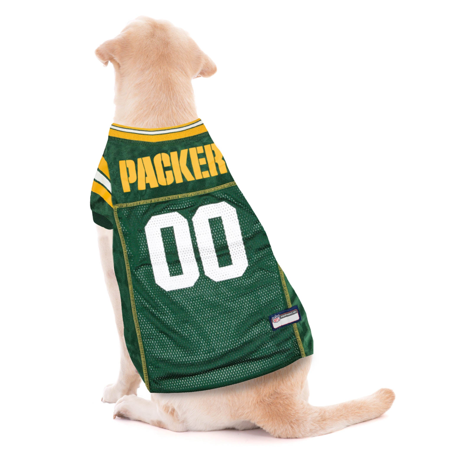 Pets First Co Green Bay Packers Pet Striped Jersey Apparel