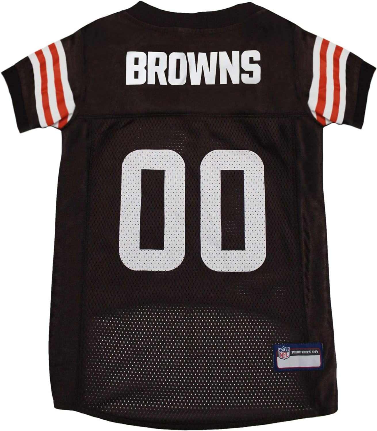 Pets First Co Cleveland Browns Pet Striped Jersey Apparel