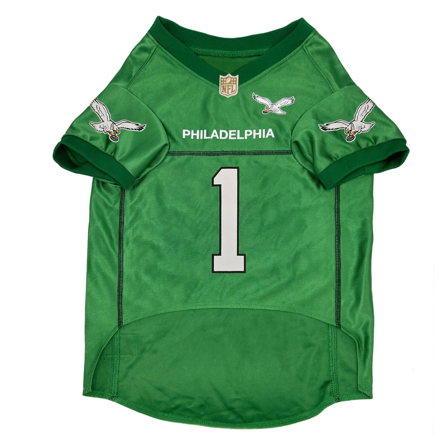 Pets First Co Jalen Hurts Kelly Green Jersey Apparel