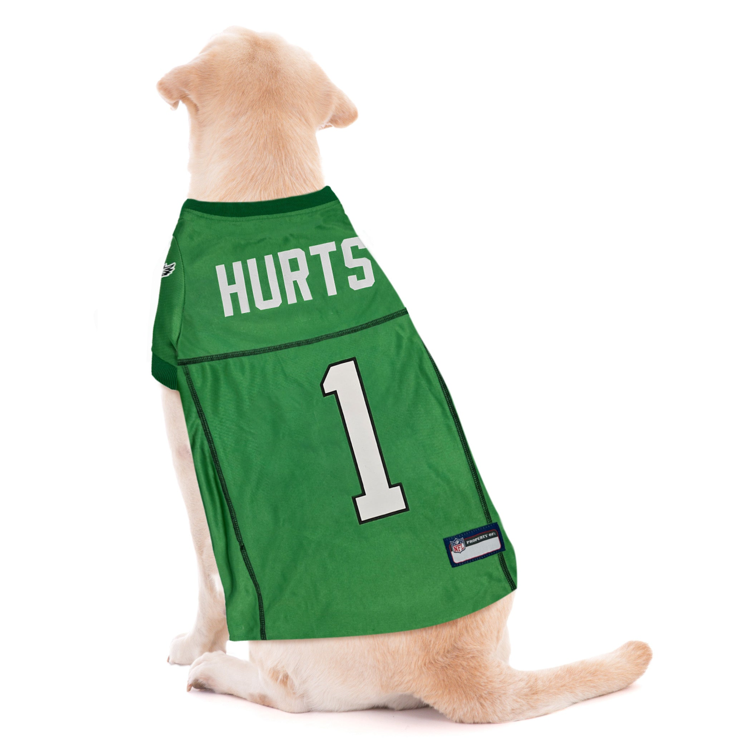 Pets First Co Jalen Hurts Kelly Green Jersey Apparel