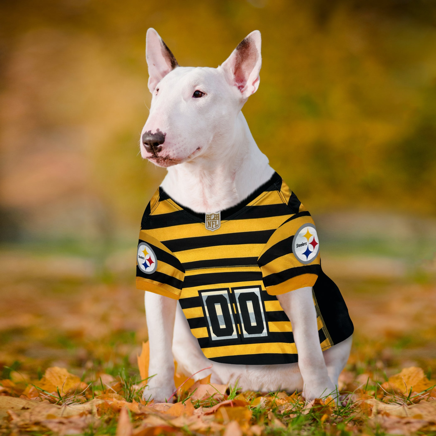 Pets First Co Pittsburgh Steelers Bumble Bee Throwback Jersey Apparel