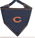 Pets First Co Chicago Bears Tie Around Bandana Apparel