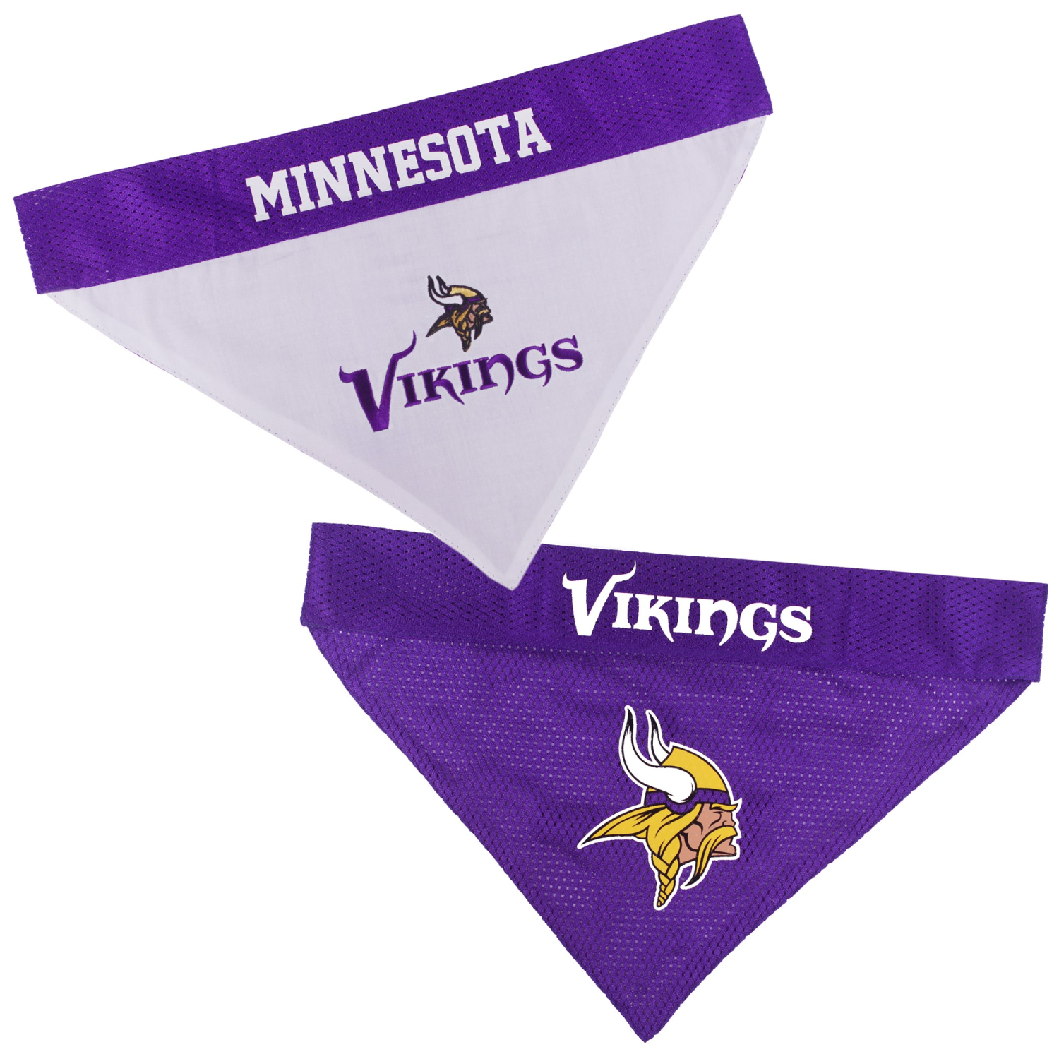 Pets First Co Minnesota Vikings Reversible Bandana Apparel