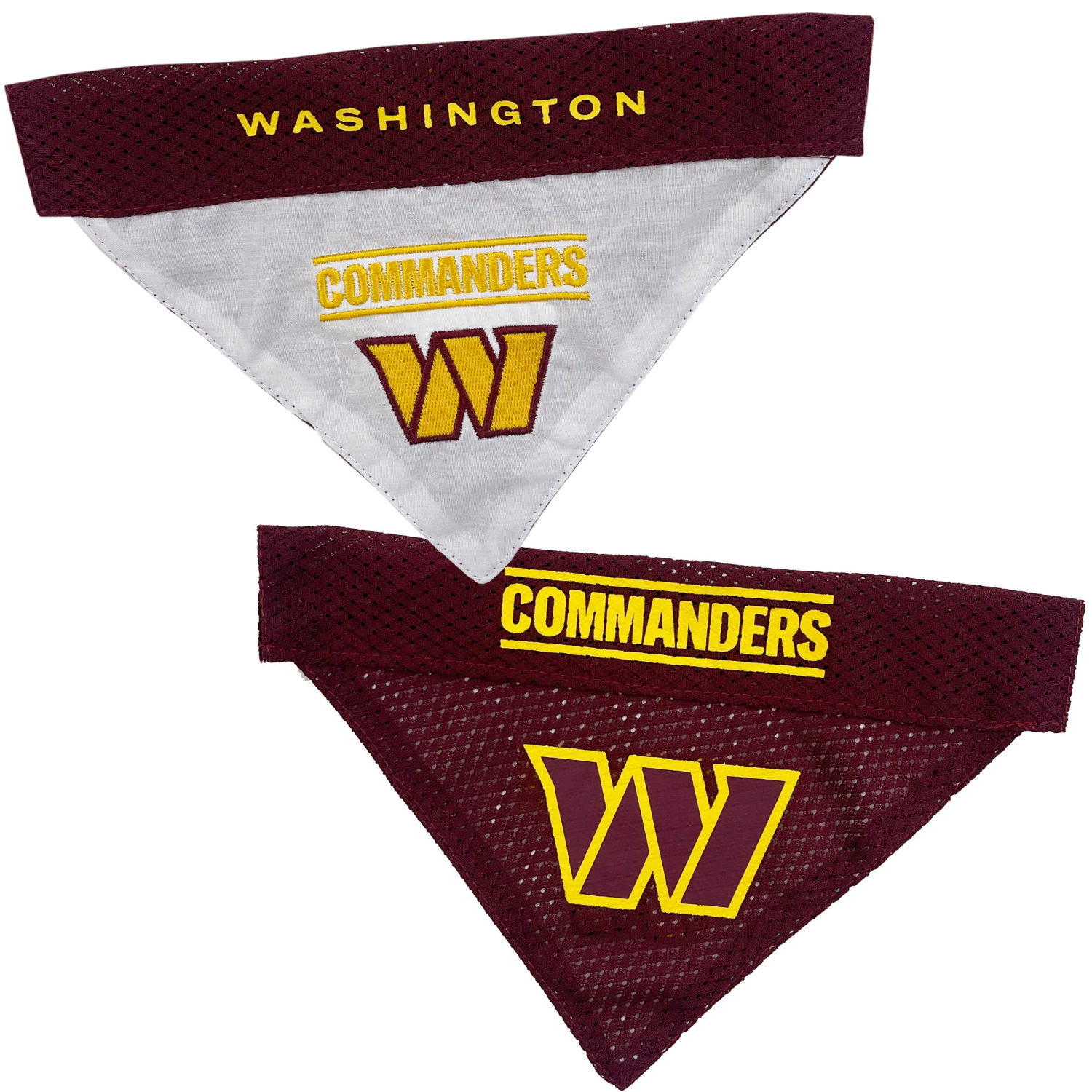 Pets First Co Washington Commanders Reversible Bandana Apparel